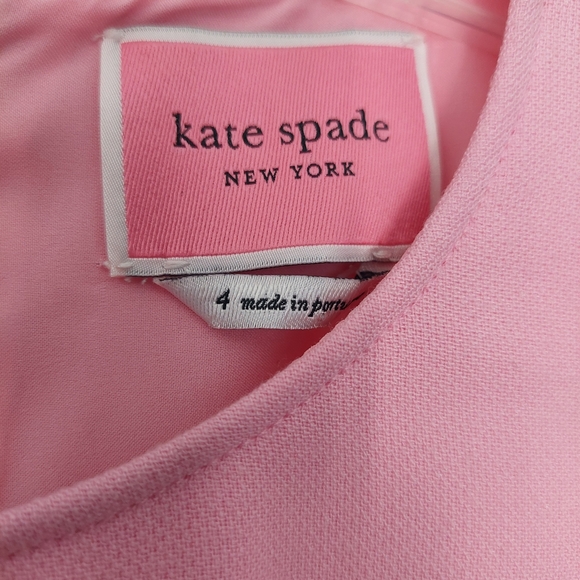 Kate Spade Pink and Burgundy Mission Fig Mainline Colorblock Dress - Picture 3 of 5